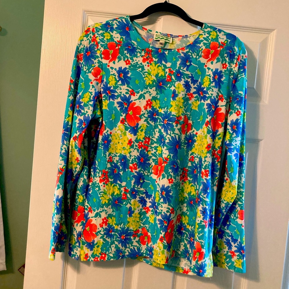 SPF 50 Sea Waves Summer Top